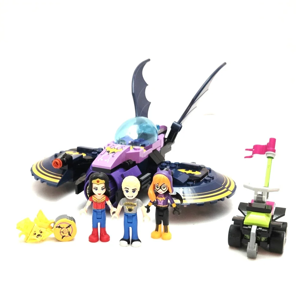 LEGO DC Super Hero Girls 41230 Batgirl Batjet + Extra Figures Incomplete Playset